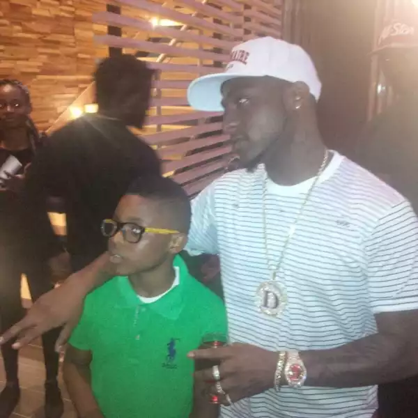 Photos: 9-Year-Old DJ Young Money Hangs Out With Davido